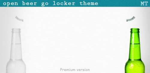 Open Beer Go Locker theme