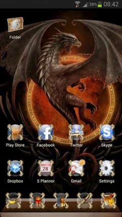Next Launcher Dragon Theme - Драконы