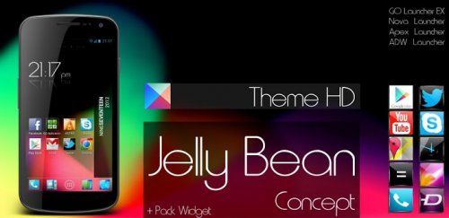 Jelly Bean HD Theme 5 в 1
