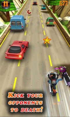 Deadly Moto Racing - Схватка на дороге
