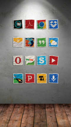 Crushed Paper HD Theme