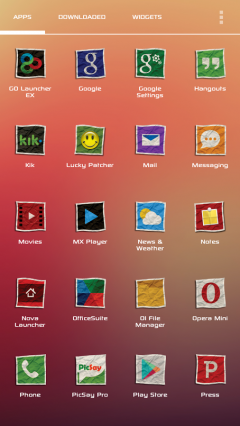 Crushed Paper HD Theme