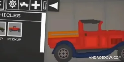 Новая тачка в виде оранжевого пикапа